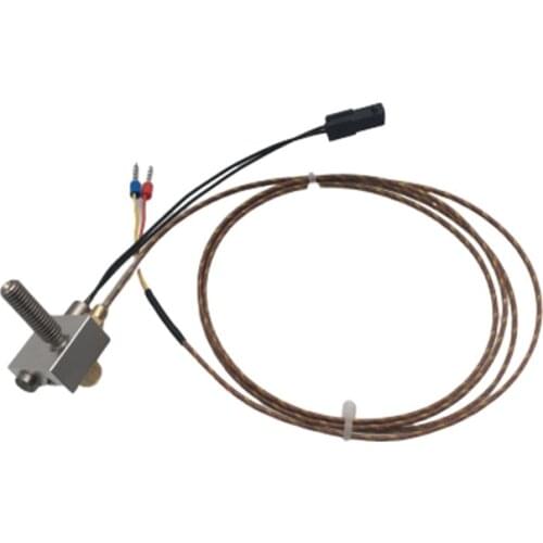 1pcs Replicator 2 3D printer hotend kit 0.4mm nozzle heater cartridge TC thermocouple 1.75mm