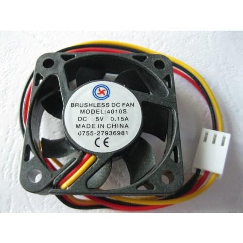 12 Pcs Brushless DC Cooling Fan 7 Blade 4010S 5V 40x40x10mm 3wires