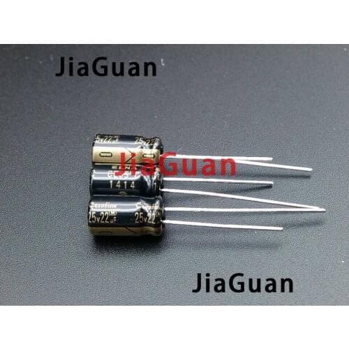 20pcs NEW ELNA ROA Cerafine 22uF/25V 6.3X11MM 25V22UF audio electrolytic capacitor 22UF 25V Black gold 25V 22UF