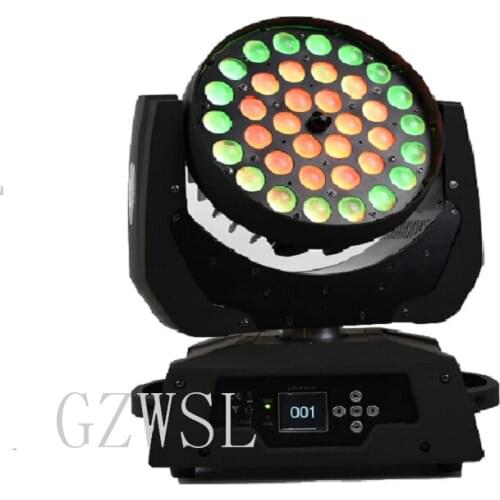 4PCS/LOT 36x18w rgbwauv 6in1 led moving head wash zoom