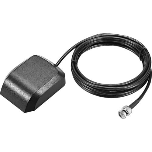 Uxcell 1 Pcs GPS Active Antenna BNC Male Plug 27dB Aerial Connector Cable Magnetic 5 Meters M for Car GPS Port