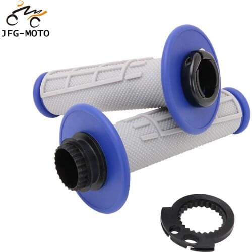 Motorcycle Handlebar Lock-on Grips Throttle Tube For YAMAHA YZ250F YZ400F YZ450F WR250F WR400F WR450F XT250X WR250R WR250X