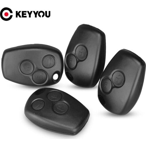 KEYYOU 10X For NISSAN ALMERA Car Key Case For Renault Megane Modus Espace Laguna Duster Logan Sandero Fluence Clio Kango