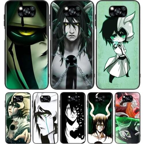 Anime Bleach Ulquiorra Cifer For Xiaomi Poco X3 NFC M2 X2 F2 C3 M3 Pocophone F1 Pro Mi Play Mix 3 A2 A1 6 5 lite Phone Case