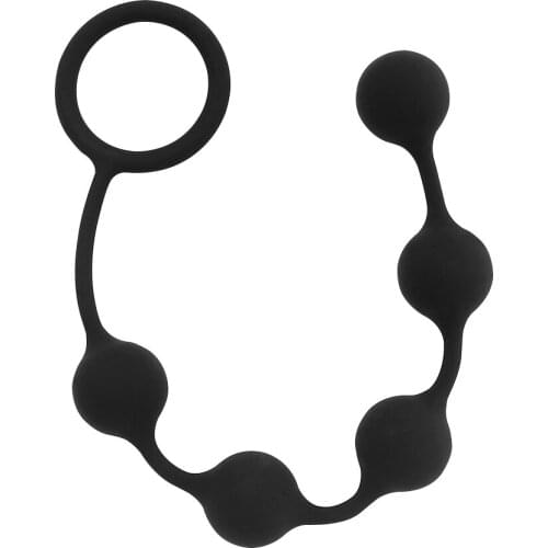 Long Anal Beads Adult Sex Toys For Women Men Gay Vagina Anus Dilator Anal Plug Expander Dildo Butt Plugs Silicone Sextoys