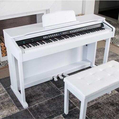 Wood Grain Electric Piano 88 Key Hammer Keyboard Adult Children Teaching