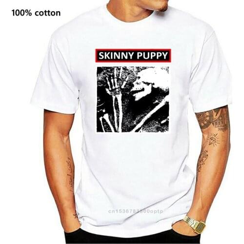 VINTAGE Skinny Puppy Ministry 4AD Goth Siouxsie T-Shirt Reprint Size S to XXL O-Neck Stylish