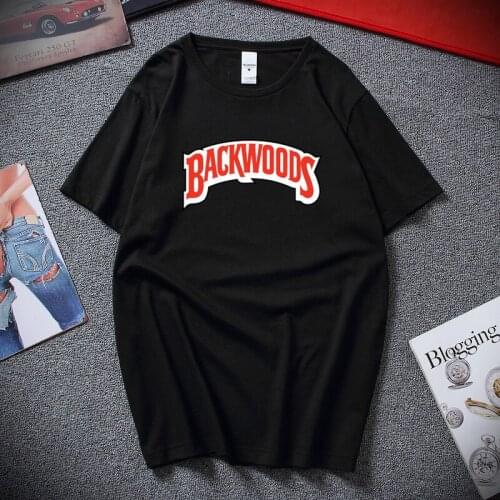 New Fashion Streetwear Backwoods T-shirt Harajuku Hip-Hop Tshirt Premium Cotton Short Sleeves T shirt Top Camiseta masculina