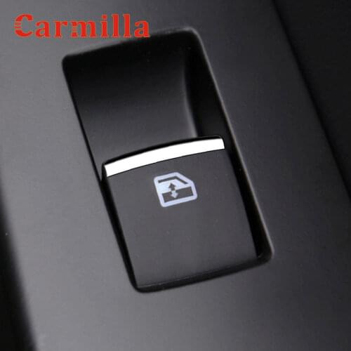 Carmilla 7Pcs/Set Chrome Car Windows Lifter Button Cover Trim for Toyota RAV4 Corolla AYGO Verso AVENSIS YARIS VITZ Accessories