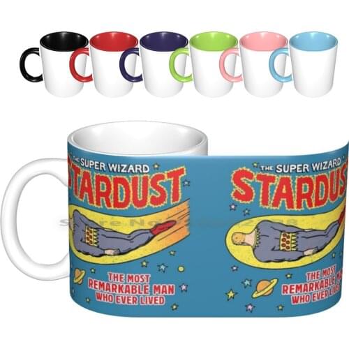 The Super Wizard Ceramic Mugs Coffee Cups Milk Tea Mug Superhero Astronaut Comic Books Comics Fantasy Galaxy Outerspace Scifi