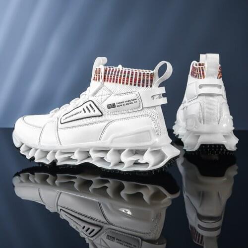 High Quality Blade Men Running Shoes Breathable Mesh Male Sports Fitness Outdoor Damping Sneakers Athletic Soft Jogging Trainers