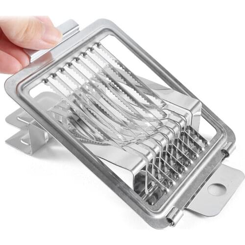 Kitchen Stainless Steel Egg Cutter Wire Egg Slicer For Hard Boiled Eggs Sectione Cutter Mold Kitchen Tool Gadgets Accessories