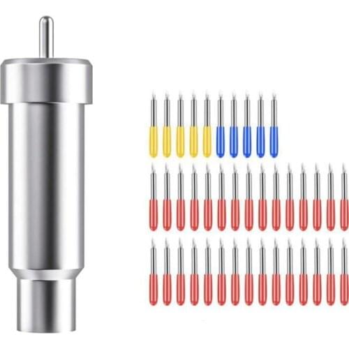 Deep Cut Blades with Blade Housing,30/45/60 Degree Deep Point Replacement Blades Kit,for Cricut Explore