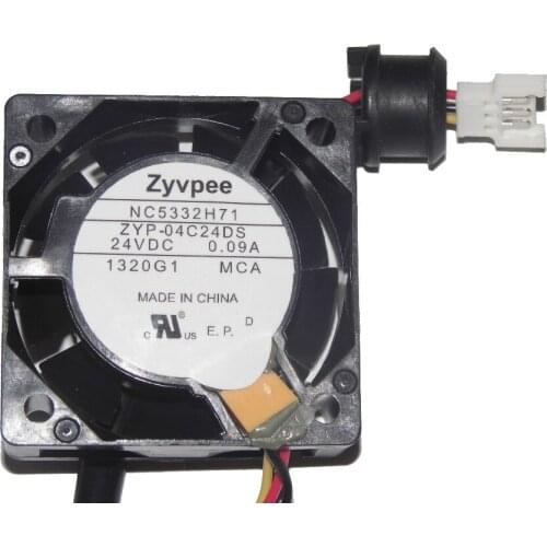 New Zyvpee 4015 ZYP-04C24DS MCA 24V 0.09A NC5332H71 3Wire 4cm ZYP-04C24DS-MCA MMF-04C24DS MCA Cooling Fan