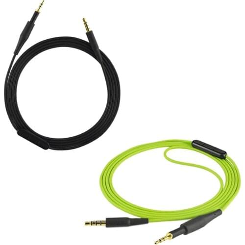 JABS Replacement Cable Audio Cord with Mic Volume Control for AKG K430 K450 K451 K452 Q460 K480 JBL J55 J88 Headphones