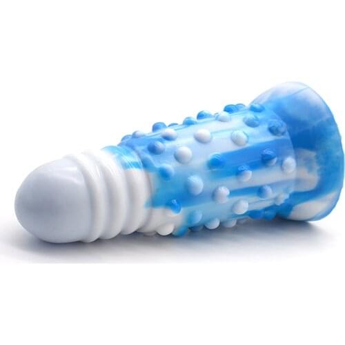 Huge Anal Dildo Round Head Plug Bumpy Little Pump For Women Masturbator Butt Dildos Orgasm Sex Toys For Men With Suction Cup