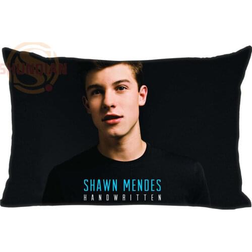 Custom Pillowcase Shawn Mendes rectangle Zipper Pillow Throw Pillow Case Cover 45x35cm(One Side) Printed
