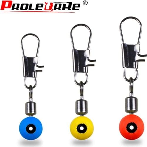 10pcs/Lot Fishing Float Bobber Stops Space Beans Connectors Sea Fishing Saltwater Tackle Equipment Plastic Metal Accessories