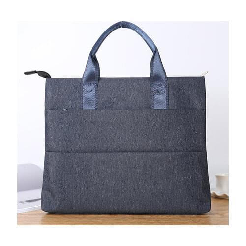 Portable A4 Document Bag Office File Business Portfolio Mens Document Bag 14 Inches Laptop Bag