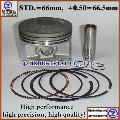QZ industrial new and high quality for SUZUKI 200cc Motorcycle DR200 QM200 QS200 GS200 GXT200 QM200GY piston and rings kit