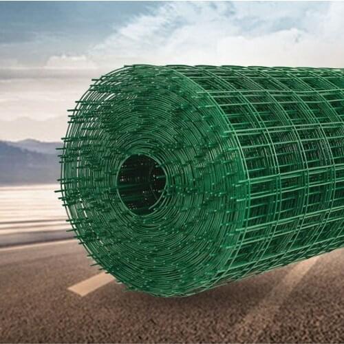 1meter height 3cm hole stainless steel coated welded gavanised wire mesh fence panel screen roll garden outdoor