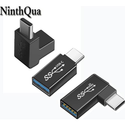 1pcs USB 3.0 Male to Male Male to Female Plug Straight Right Angel Extension Cord Quick Charging Adapter Connector