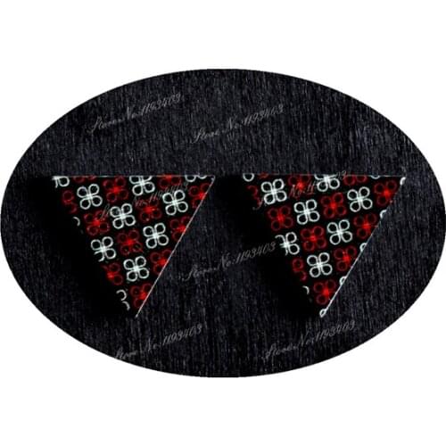15 x 17mm Triangle Wood Laser Cut Cabochon beads to make DIY Rings, Earrings, Brooch, Necklace pendant