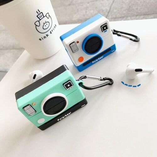 For Huawei Freebuds 3 Headphone Accessories Bluetooth Wireless Earphone case Protective Cover 3D Retro Camera