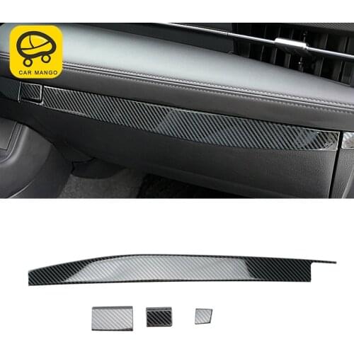 CarMango for Toyota Avalon XX50 2019-2021 Accessories Passenger Seat Glove Box Handle Cover Trim Frame Sticker Interior Decor