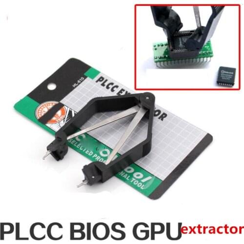 PLCC IC Chip Extractor Motherboard Circuit Board Component Puller Tool PGA,PLCC DIP IC Removal puller tool