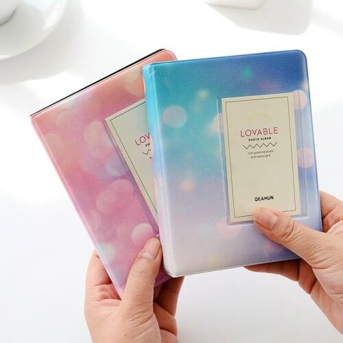 3"/5" photo album Polaroids photos business card tickets collection Memorial Book DIY gift for friend