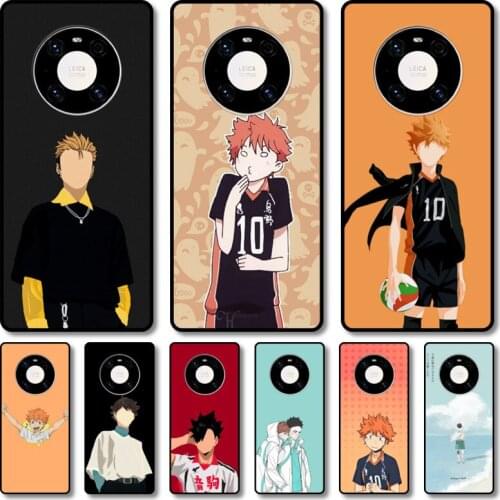 Haikyuu volleyball Phone Case For Huawei mate 40 30 10 20 40 8 9 Lite Z Pro RS black cell shell