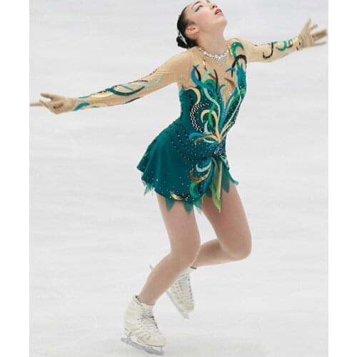 Customization CUSTOM MADE TO FIT FIGURE ICE SKATING/ BATON/ TWIRLING COSTUME Color Can Be Chosen By Itself