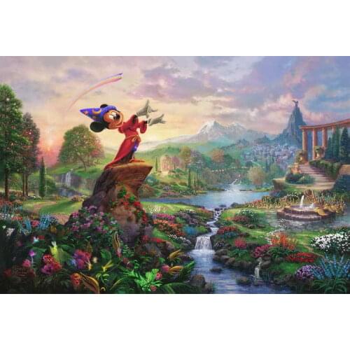Mickey Thomas Kinkade HD Canvas Print Living Room Bedroom Wall Pictures Art Painting Home Decoration No Frame