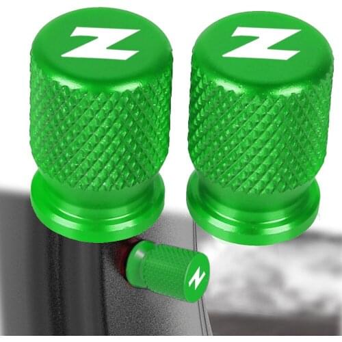 For Kawasaki Z400 Z250 Z800 Z900 Z650 Z1000 All Year Motorcycle Tyre Valve CNC Aluminum Tire Air Port Stem Cover Cap Accessories