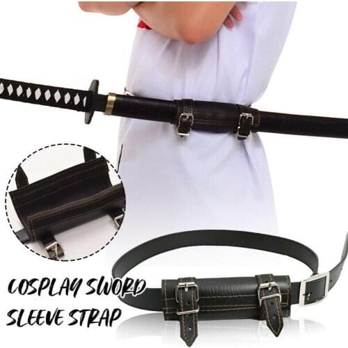 Costume Sword Belt Waist Sheath Sheath Frog Holder Rapier Ring Belt Holster For Katana Leather Case