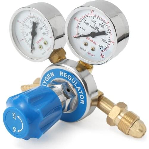 Copper Pressure Reducer Flow Meter for Regulator MIG G5/8 0-25MPa Accs