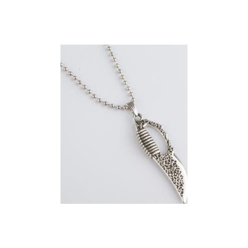 Knife Figured Metal Necklace