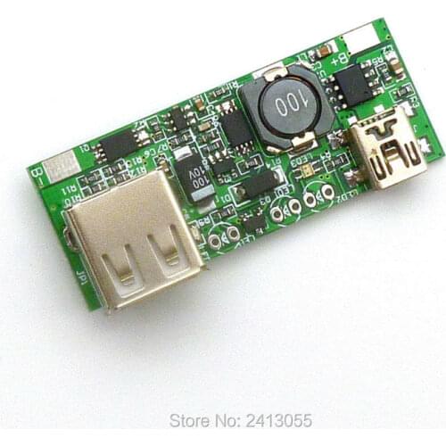 Mobile power supply chip 5V boost board belt recognition module Mobile phone charge MINI interface