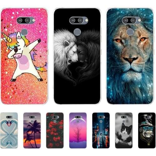 For LG K50 Case K 50 Soft Silicone TPU cover For LG Q60 Phone case covers for LGK50 Q 60 Coque Animal 6.26 inch Protective