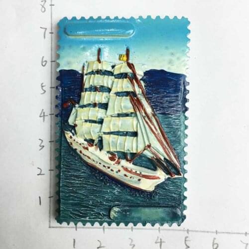 Sailing sea classic style home decoration magnetic stickers Fridge Magnets