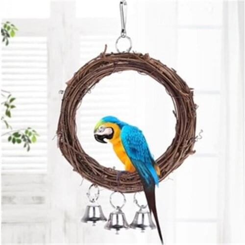Parrot swing cage toy cockatiel cockatoo Pet bird chew bit for parakeet