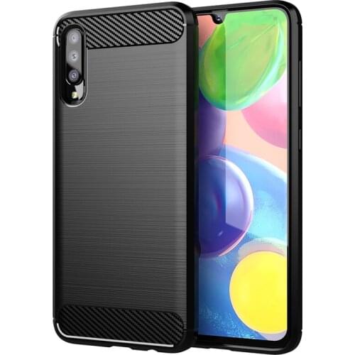 Anti-Slip Carbon Fiber Silicone Cover for Samsung Galaxy A02 A022F A022M A 02 Drop Protection Phone Bag Cases Capa