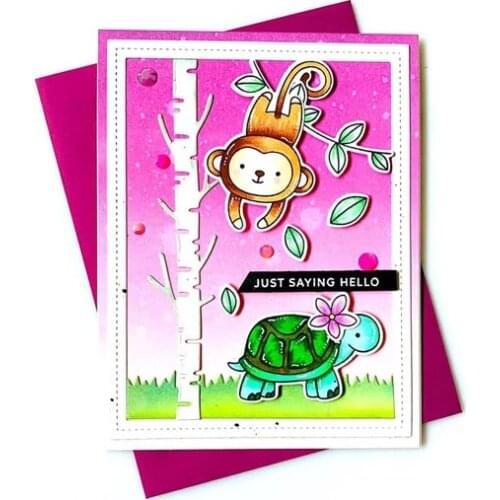 Tree rectangular frame Metal Cutting Dies Stencils DIY Scrapbooking Paper/photo Cards Embossing Dies