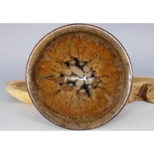Rare Song Dynasty(961--1275)Jian Kiln porcelain bowl,temmoku glaze,best collection & adornment, Free shipping