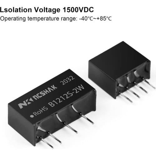 2Pcs 1W 2W Regulated Power Supply Module B2424S-1W B0505S-2W B1212S-2W B2424S-2W Isolating Switching Power