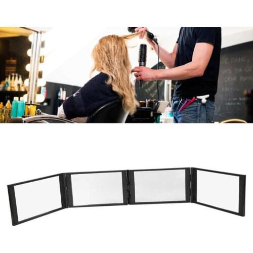 Hand Mirror Minnow 360 Degree Foldable Makeup Mirror Travel Portable Mirror for Hair Building Fiber Makeup Mirror Lights