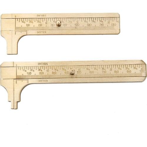 1pcs Jewelry Measuring Tools Rulers Copper Double Scale Vernier Calipers Measure For Diy Craft Bracelet Necklace Jewelry Making