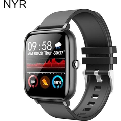 2021 New P6 Full touch Smart Watch Heart Rate Fitness Tracker Bluetooth Call Answer Waterproof IP67 Men Women Sport Smartwatch