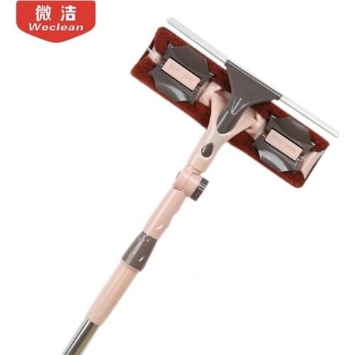 Wiper cleaning window tool Wiper double side telescopic rod wiping windows artifact tall building